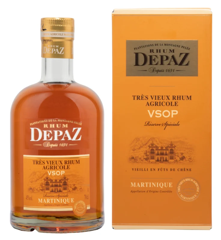 Depaz VSOP Réserve Spéciale Très Vieux Rhum Agricole 45° 70cl