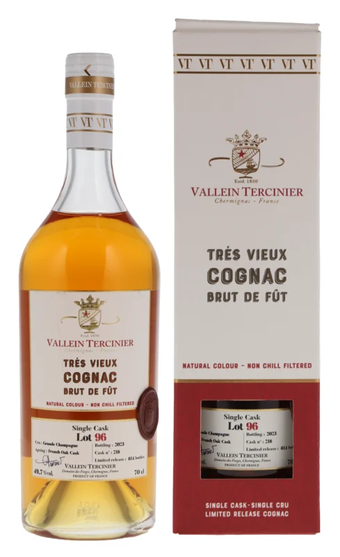Tercinier Lot 96 Grande Champagne Bruts de fût Cognac 49.7° 70cl