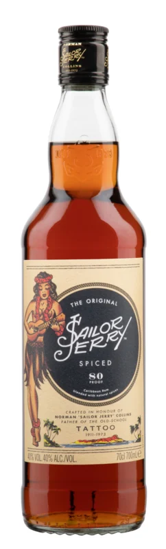 Sailor Jerry Spiced Rum Based Spirit Drink 40° 70cl