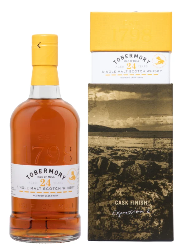 Tobermory Oloroso Cask Finish 24 Years Single Malt Scotch Whisky 52.5° 70cl