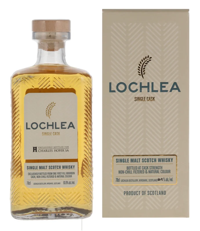 Lochlea Single Cask #90 Exklusive Charles Hofer Single Malt Scotch Whisky 60.8° 70cl