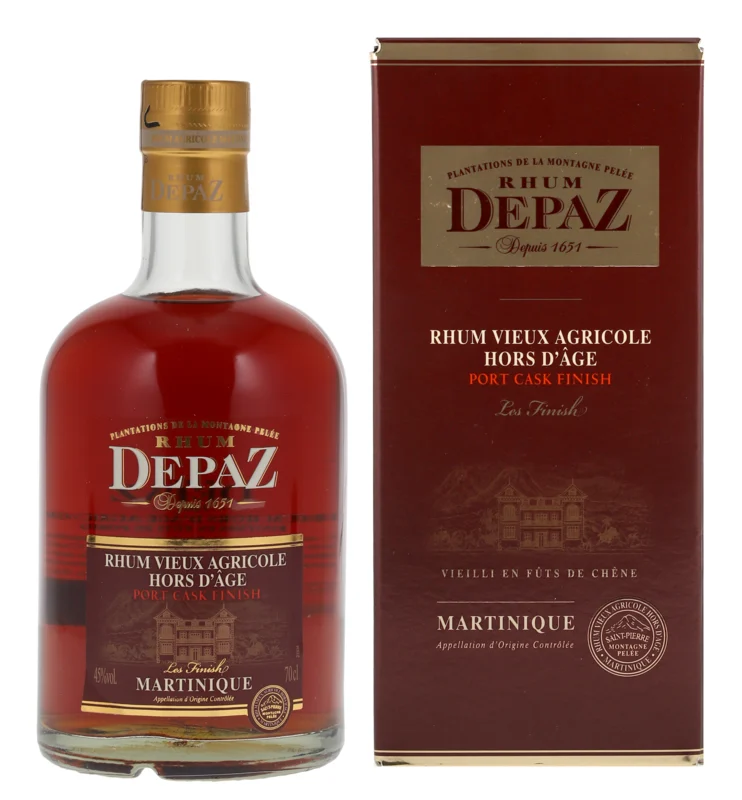 Depaz Hors d'Age Port Cask Finish Rhum Vieux Agricole 45° 70cl