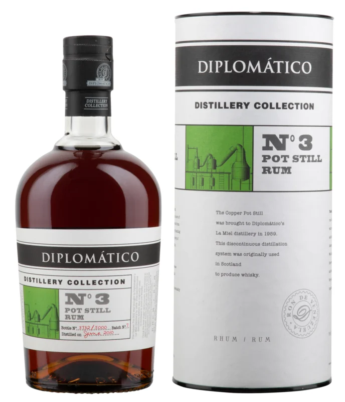 Diplomático Distillery Collection N°3 Batch Pot Still Rum 47° 70cl