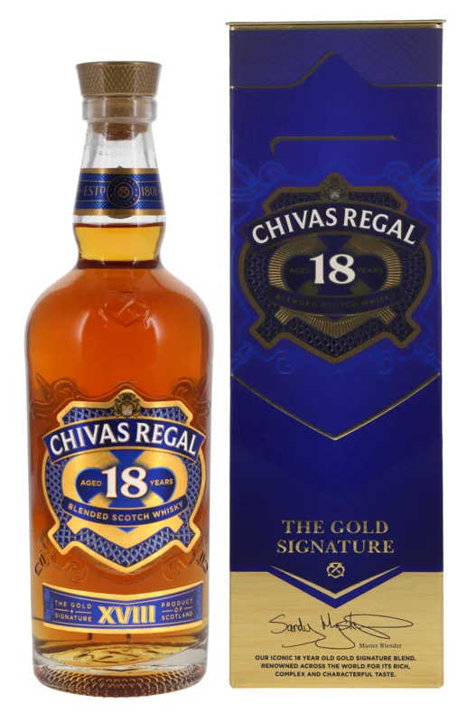 Chivas Regal 18 Years Blended Scotch Whisky 40° 70cl