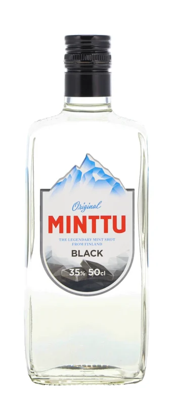 Minttu Black Pfefferminzlikör 35° 50cl