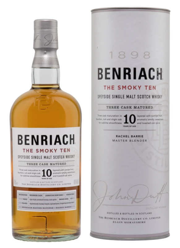 Benriach The Smoky Ten Three Cask Matured 10 Years Speyside Single Malt Scotch Whisky 46° 70cl