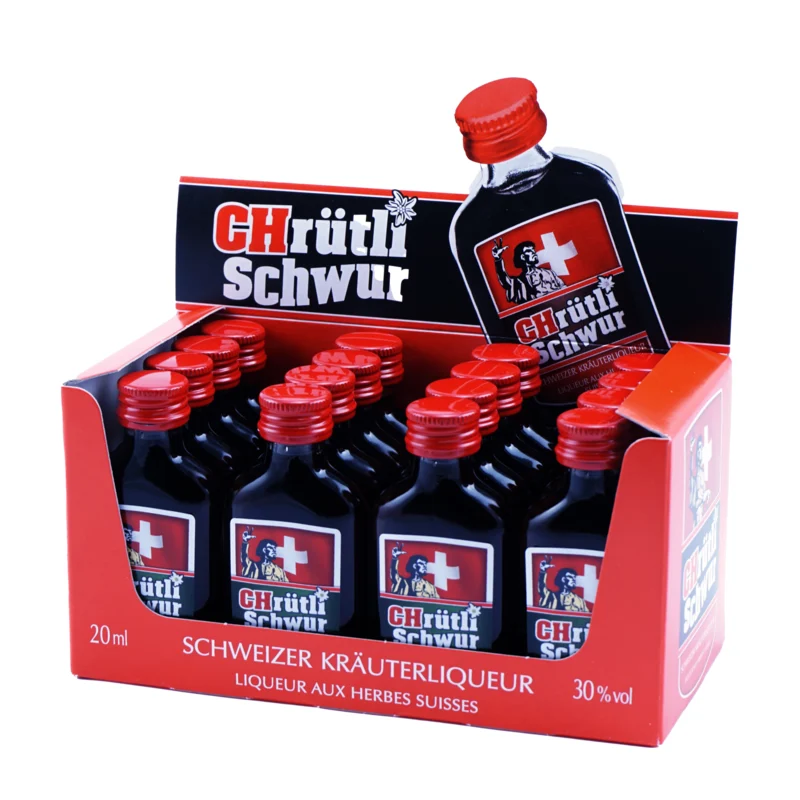 Lateltin Chrütli Schwur Kräuterlikör 16x 30° 2cl