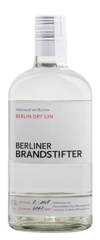 Berliner Brandstifter Berlin Dry Gin 43.3° 70cl