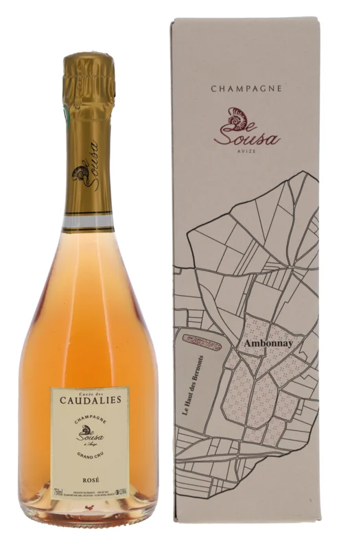 De Sousa Grand Cru Cuv. des Caud. Rosé Brut Champagne AC BIO 12.5° 75cl