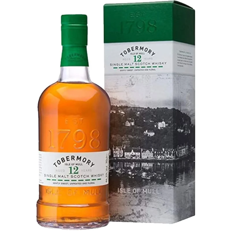 Tobermory 12 Years Single Malt Scotch Whisky 46.3° 70cl
