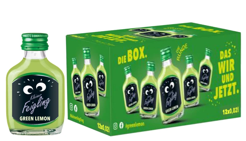 Kleiner Feigling Green Lemon Likör 12 x 15° 2cl