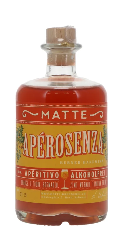 Matte Brennerei Apérosenza alkoholfrei 50cl