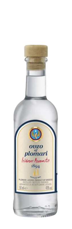 Plomari Ouzo of Isidoros Arvanitis 24er Pack Anislikör 40° 5cl