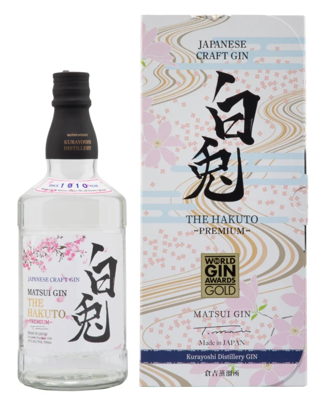 Kurayoshi Matsui The Hakuto Premium Gin 47° 70cl