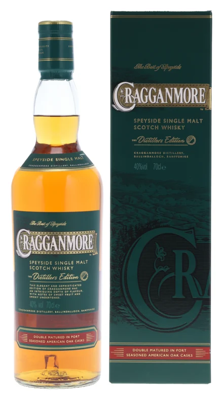 Cragganmore Distillers Edition Double Matured Single Malt Scotch Whisky 40° 70cl