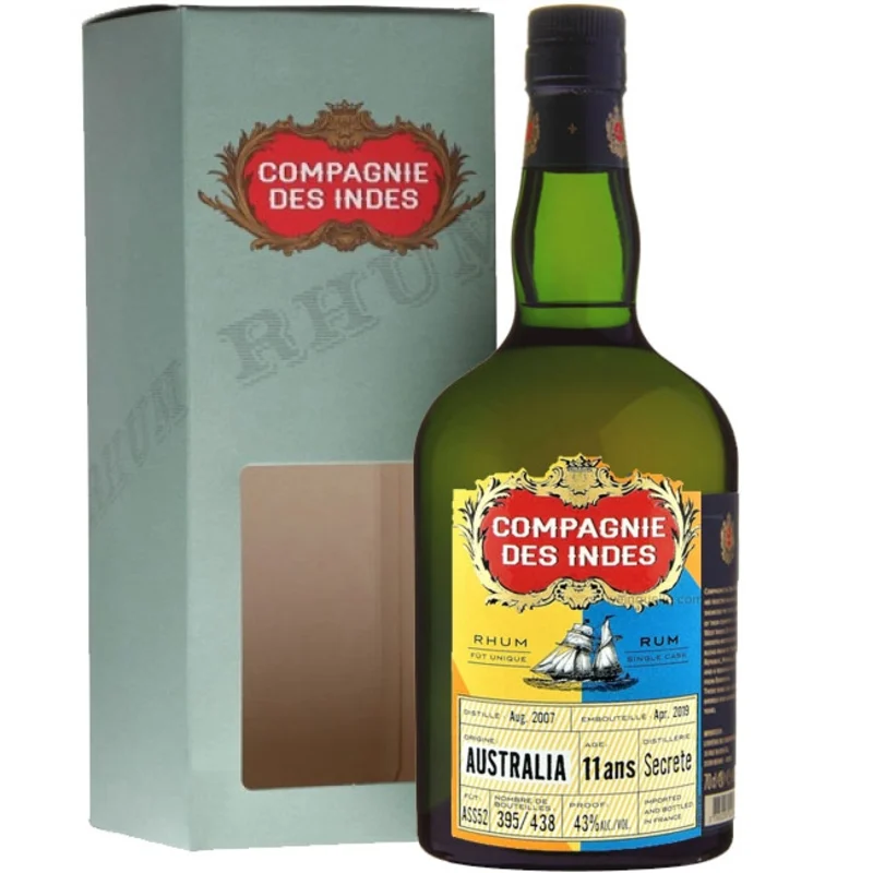 Compagnie des Indes Australia Secrete 11 Years 2007 Rum 43° 70cl