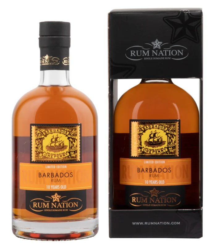 Nation Barbados Limited Edition Release 2018 10 Years Rum 40° 70cl