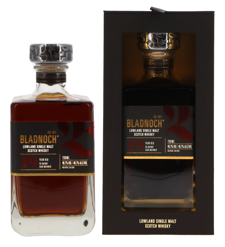 Bladnoch 19 Years Lowland Single Malt Scotch Whisky 46.7° 70cl