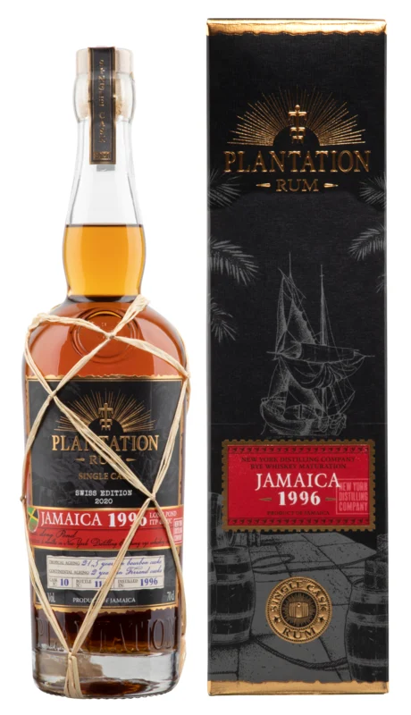 Plantation Jamaica Single Cask Ed. 20 Rye Whiskey 1996 Rum 49.1° 70cl