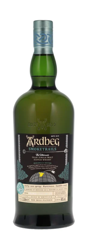 Ardbeg Smoketrails Manzanilla Islay Single Malt Scotch 46° 1l