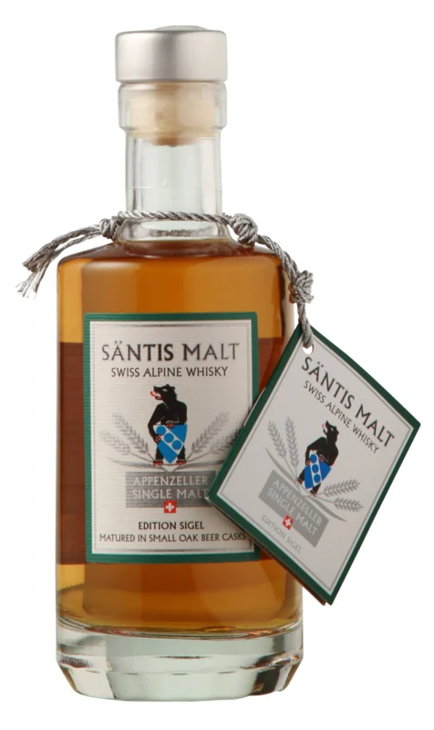 Locher Säntis Edition Sigel matured in Beer Casks Single Malt Whisky 40° 20cl