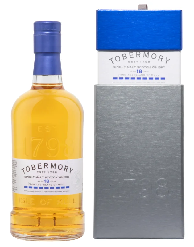 Tobermory 18 Years Single Malt Whisky 46.3° 70cl