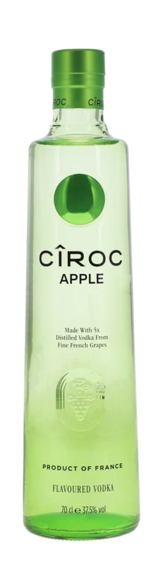 Cîroc Apple Flavoured Vodka 37.5° 70cl