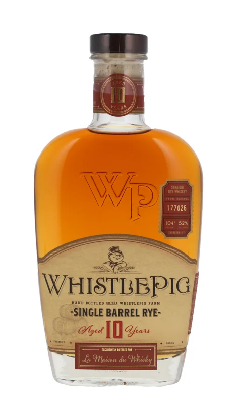 WhistlePig New Vibrations 10 Years Canadian Single Barrel Rye Whiskey 52° 70cl