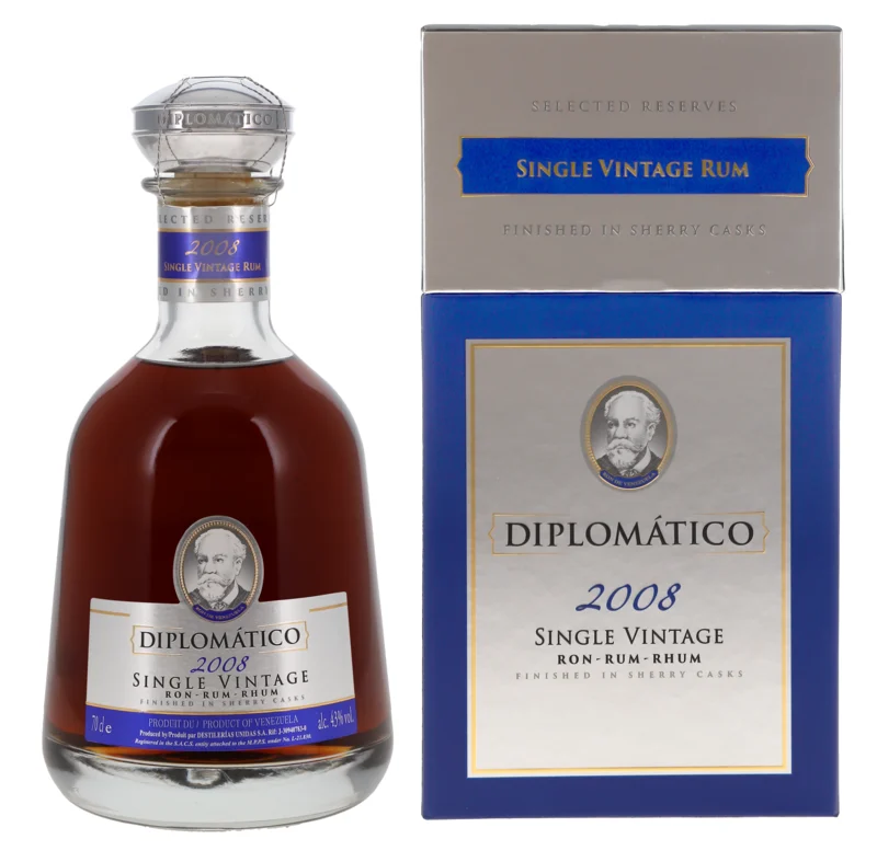 Diplomático Single Vintage 2008 Rum 43° 70cl