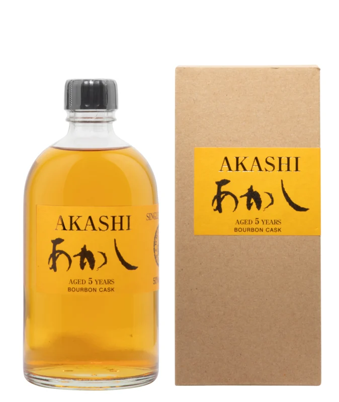 Akashi White Oak Bourbon Cask 5 Years Single Malt Scotch Whisky 50° 50cl