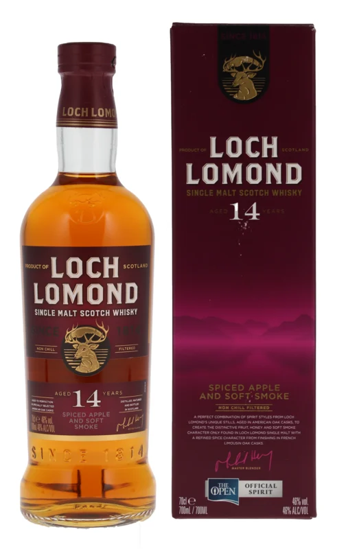 Loch Lomond Spiced Apple and Soft Smoke 14 Years Single Malt Scotch Whisky 46° 70cl