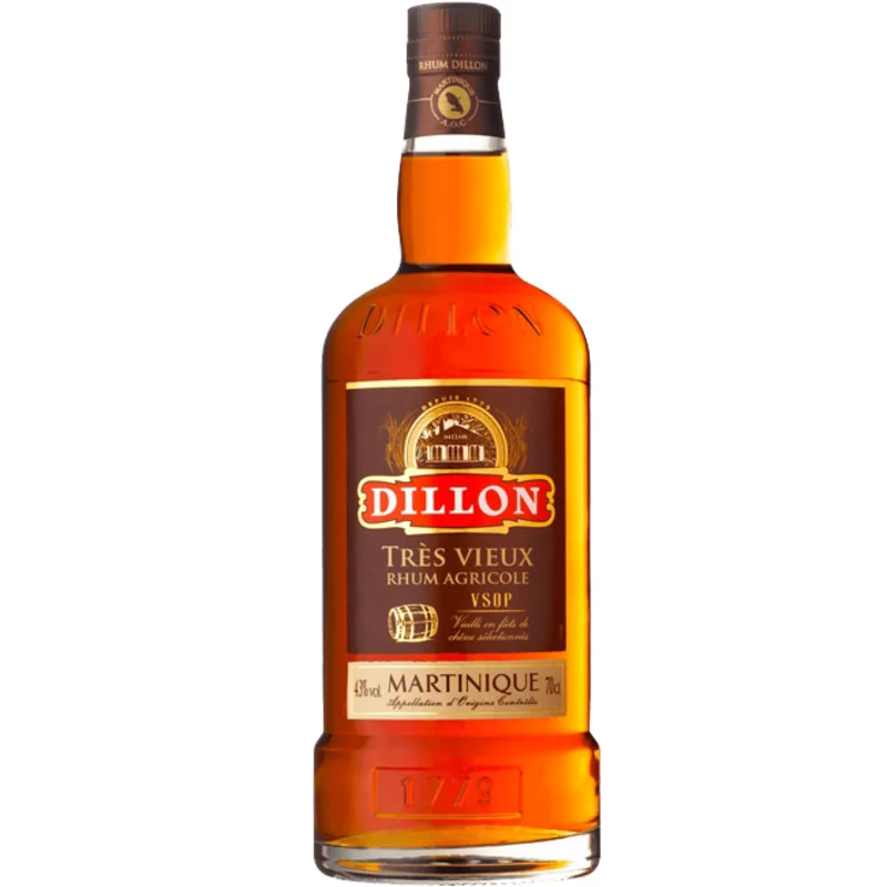 Dillon VSOP Très Vieux Rhum Agricole 43° 70cl