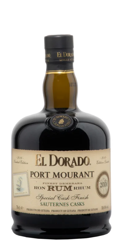 El Dorado Port Mourant Sauternes Casks 18 Years 2000 Demerara Rum 2018 58.6° 70cl