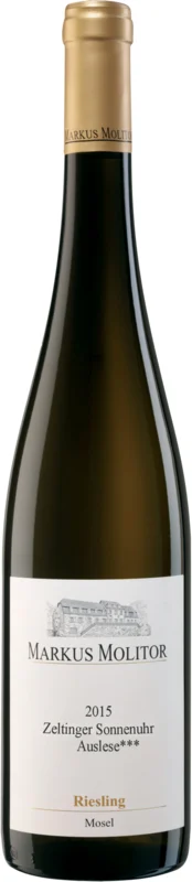 Markus Molitor Riesling Auslese*** Zeltinger Sonnenuhr 2019 Mosel QmP Süss 8° 75cl