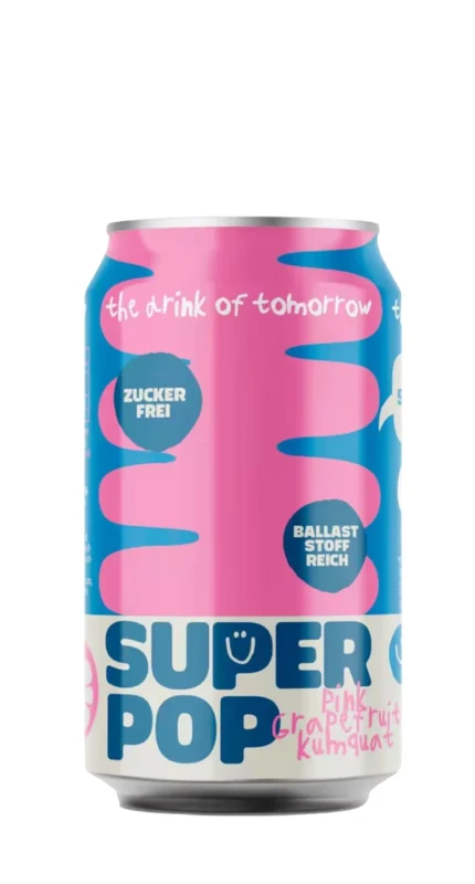 Super Pop Pink Grapefruit-Kumquat DO 33cl