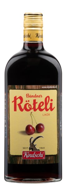 Kindschi Bündner Röteli Likör 22° 1l