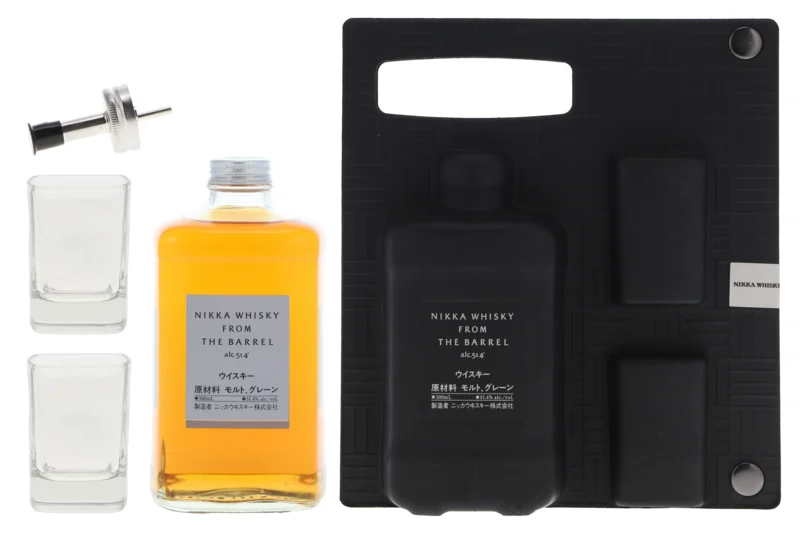 Nikka From the Barrel Silhouette mit 2 Gläser Blended Whisky 51.4° 50cl