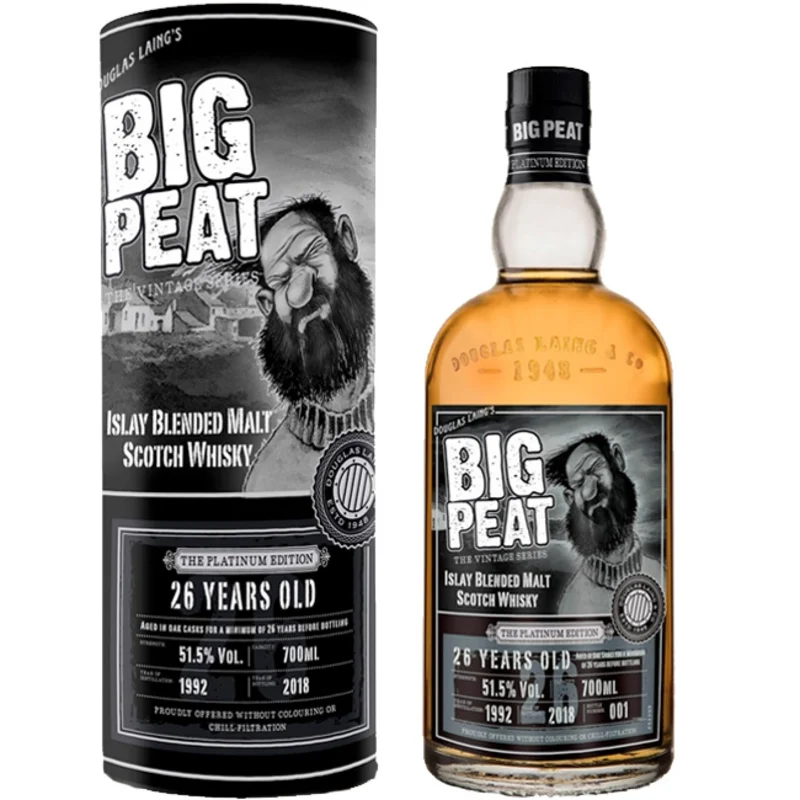 Douglas Laing Big Peat Islay Platinum Edition 1992 26 Years 1992 Blended Malt Scotch 51.5° 70cl