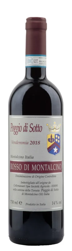 Poggio di Sotto 2018 Rosso di Montalcino DOC 14° 75cl