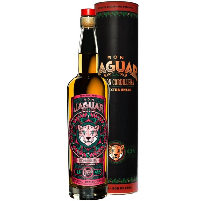 Jaguar Edición Cordillera Extra Añejo Ron 43° 70cl