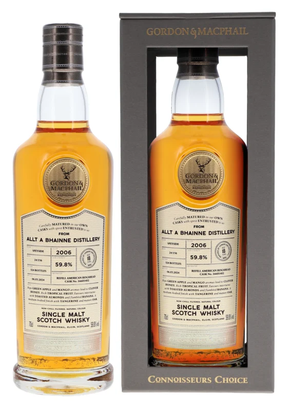 Allt-A-Bhainne Gordon & MacPhail Connoisseurs Choice Years 2006 Single Malt Whisky 59.8° 70cl