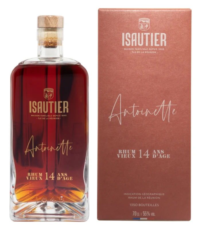 Isautier Antoinette 14 Ans Rhum Vieux 55° 70cl