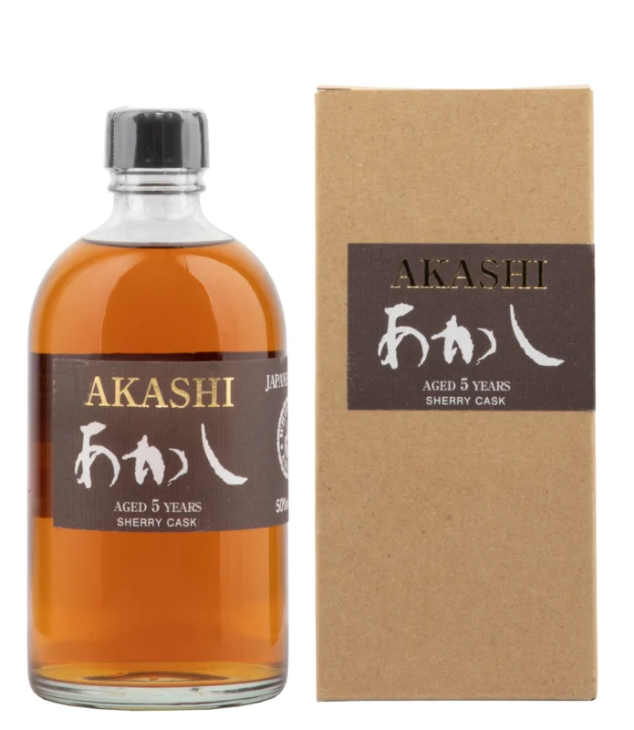Akashi White Oak Sherry Cask 5 Years Japanese Single Malt Whisky 50° 50cl