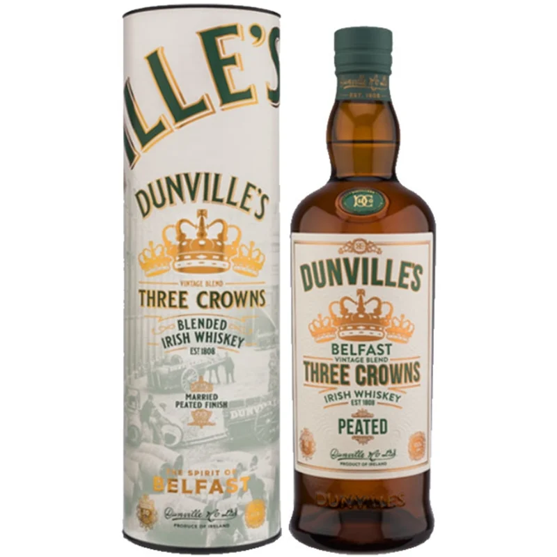 Dunville's Three Crowns Peated Blended Irish Whiskey 43.5° 70cl