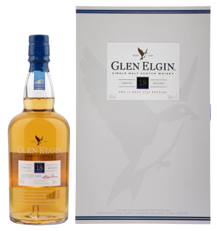 Glen Elgin Limited Release 2017 18 Years 1998 Single Malt Scotch Whisky 54.8° 70cl