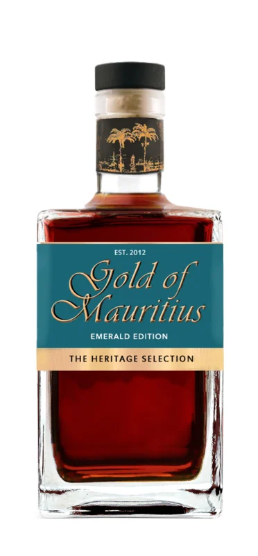 Gold of Mauritius Emerald Edition 5 Years Dark Rum 40° 70cl