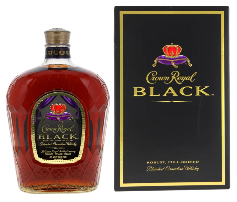 Crown Royal Black Blended Canadian Whisky 45° 1l