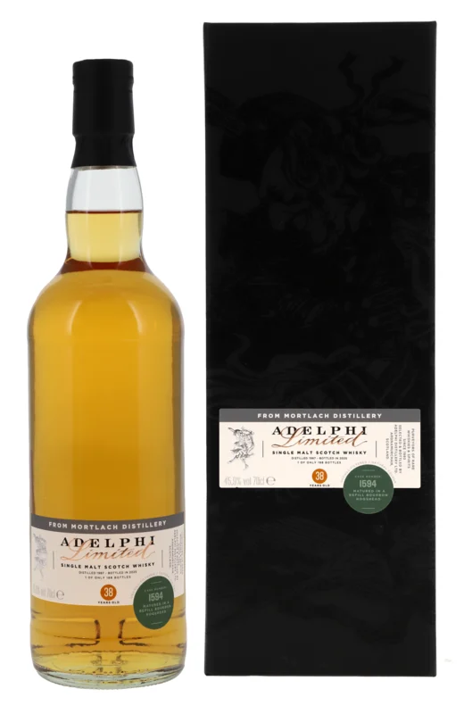 Mortlach Adelphi Refill Bourbon HHD 38 Years 1987 Single Malt Scotch Whisky 45.9° 70cl