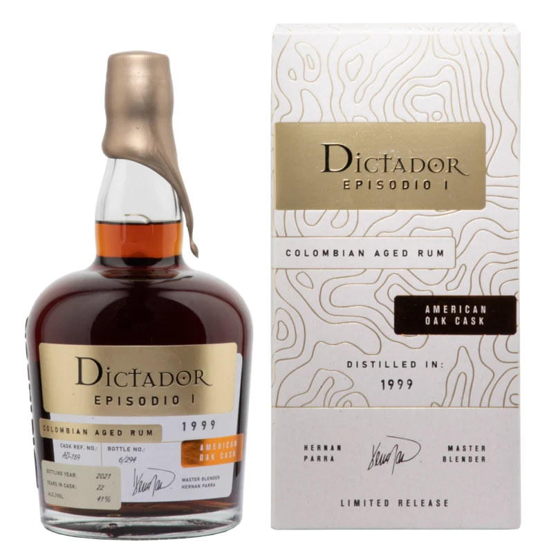 Dictador Episodo I American Oak Cask 22 Years 1999 Colombian Aged Rum 2021 41° 70cl