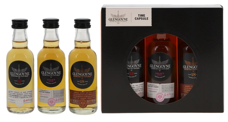 Glengoyne Time Capsule (12J, White Oak, 15J) 3x5cl Single Malt Whisky 44.7° 15cl